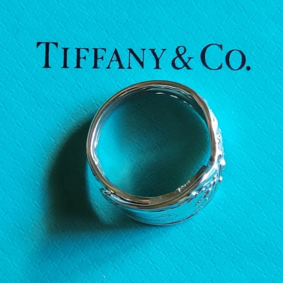 1890 Tiffany &Company Broom Corn Spoon Ring in Sterling Silver #69 - Picture 10 of 17